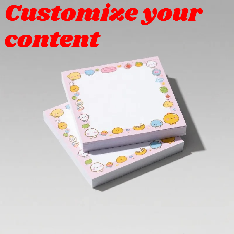 Memo Pad Sticky - 20 Blocs de Notas Adhesivas Personalizadas