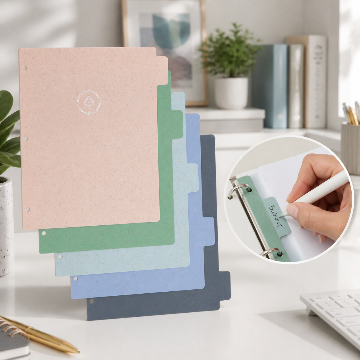 Index Tab Divider - Separadores de pestañas para carpetas, páginas