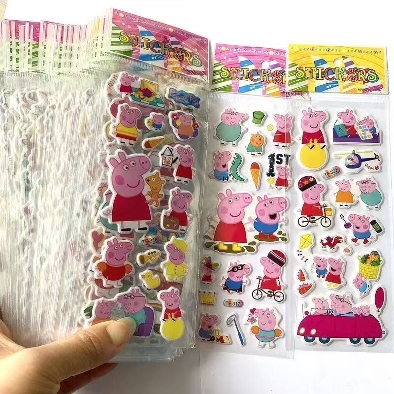 Memo Pad Sticky - Pegatina de dibujos animados de Peppa