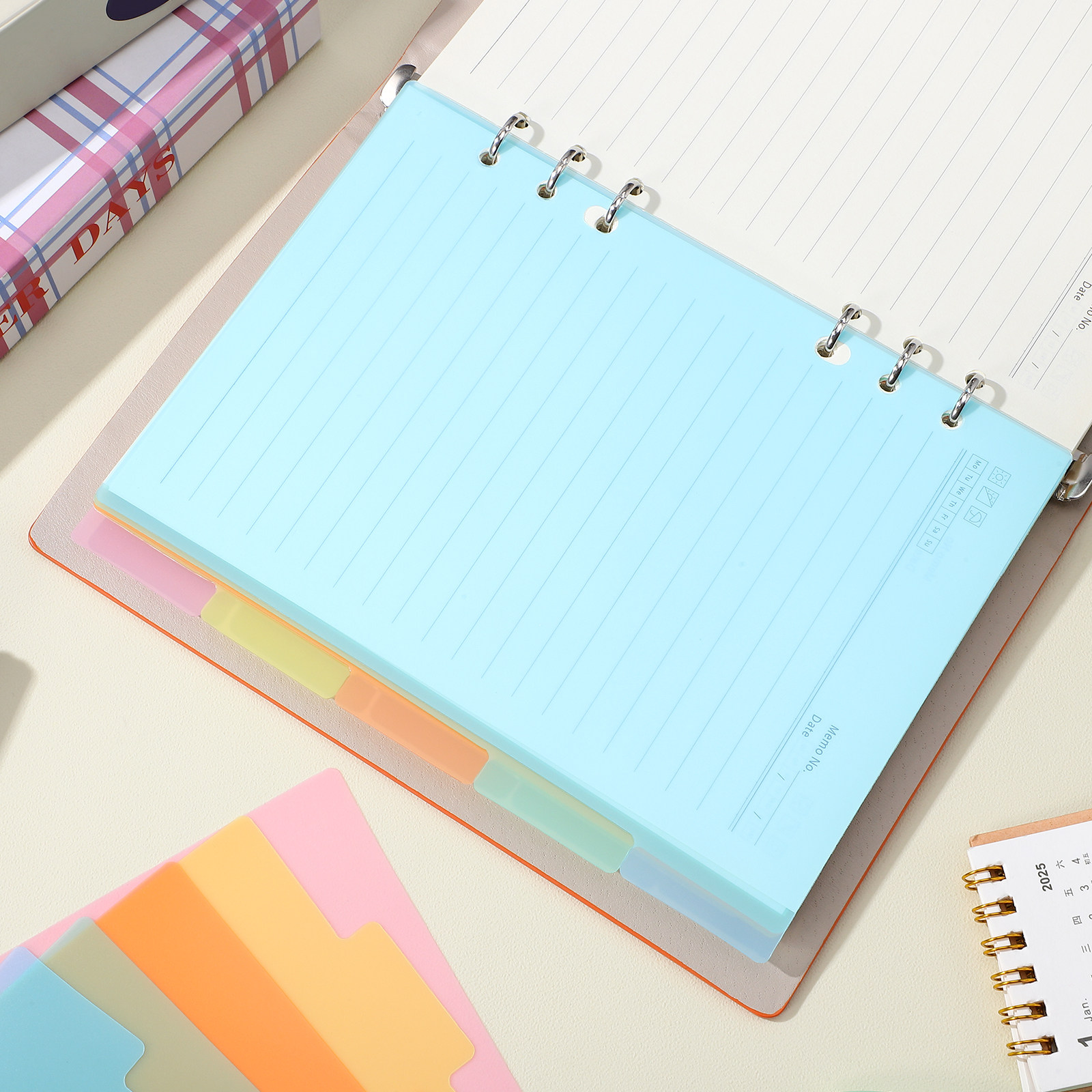 Index Tab Divider - 10 Divisores de Plástico Flexibles y