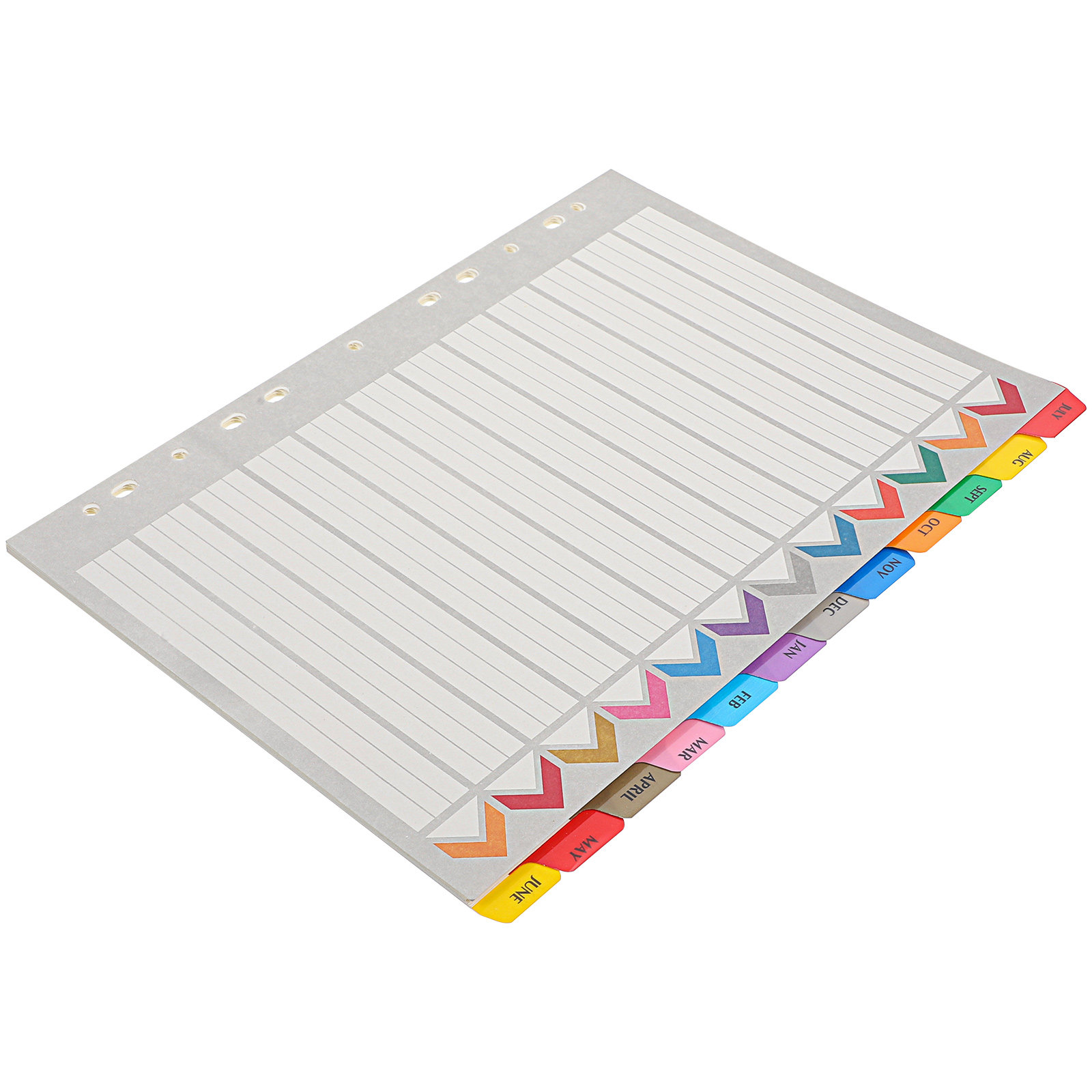 12 hojas de separadores de car - Index Tab Divider reseña y precio