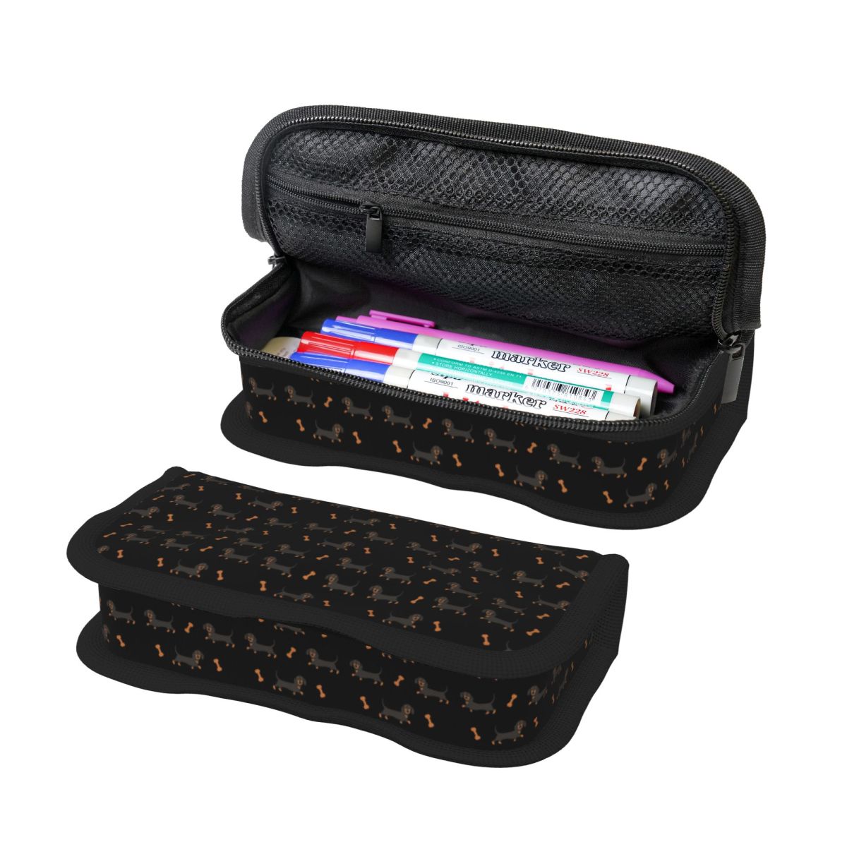Estuche para lápices con diseñ - Tan Stationery & Office Supply reseña y precio