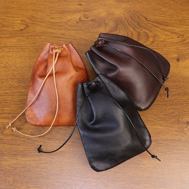 Bolsa de dinero de piel de vac - Tan Stationery & Office Supply reseña y precio