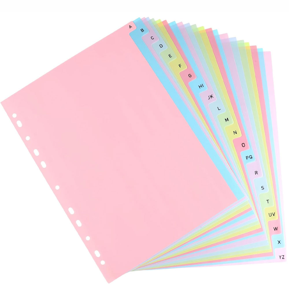 Separadores de carpetas con el - Index Tab Divider reseña y precio
